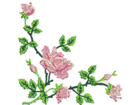 Bridal Rose Embroidery Design #311