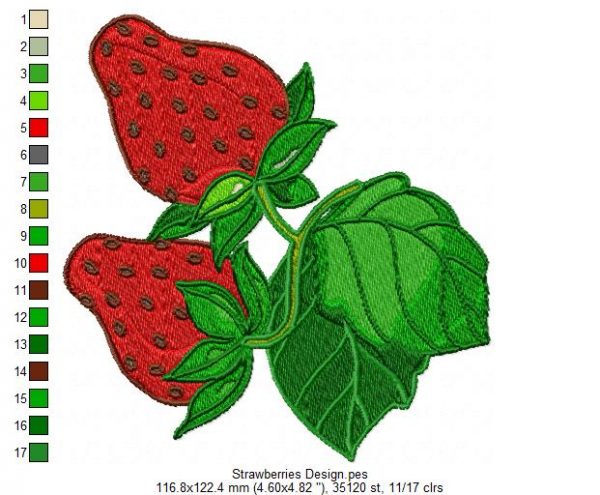 Strawberries and cream embroidery カラードレス 新品在庫品 - dcsh