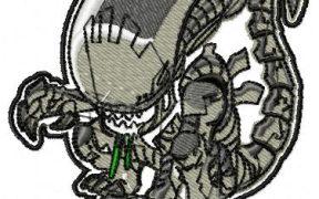 Xishnik Monster Anime Free Embroidery Design
