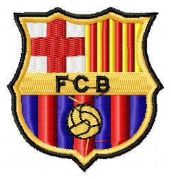 Barcelona Logo Free Embroidery Design