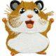 Cute Hamster Free Embroidery Design