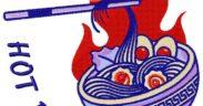 Hot Ramen Food Embroidery Design