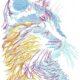 Colorful Cat Threads Free Embroidery Design