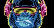 Stylish Gorilla Free Embroidery Design