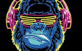 Stylish Gorilla Free Embroidery Design