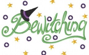 Bewitching Free Embroidery Design