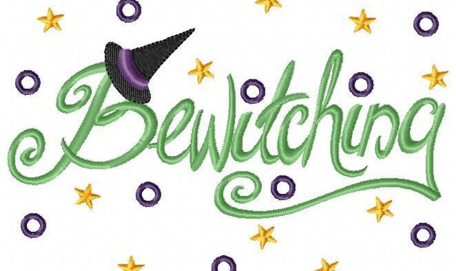 Bewitching Free Embroidery Design