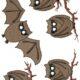 Bats Free Embroidery Design