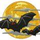 Bats Moon Free Embroidery Design