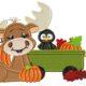 Halloween Elk Fall Free Embroidery Design