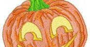 Halloween Pumpkin Free Embroidery Design