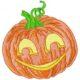 Halloween Pumpkin Free Embroidery Design