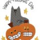 Happy Halloween Free Embroidery Design