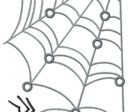 Spider Network Free Embroidery Design