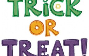 Trick or Treat! Free Embroidery Design