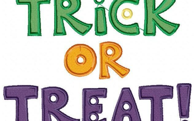 Trick or Treat! Free Embroidery Design