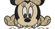 Minnie Baby Mouse Girl Free Embroidery Design