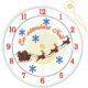 Horloge Noel Free Embroidery Design