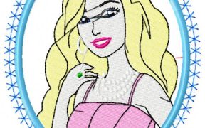 Barbie Cm Pes Free Embroidery Design