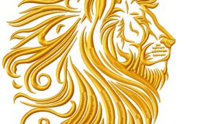 Lionhead Free Embroidery Design